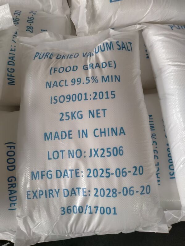 PDV Pure Dried Vacuum Salt Sodium Chloride NaCl White Powder Cas 7647-14-5